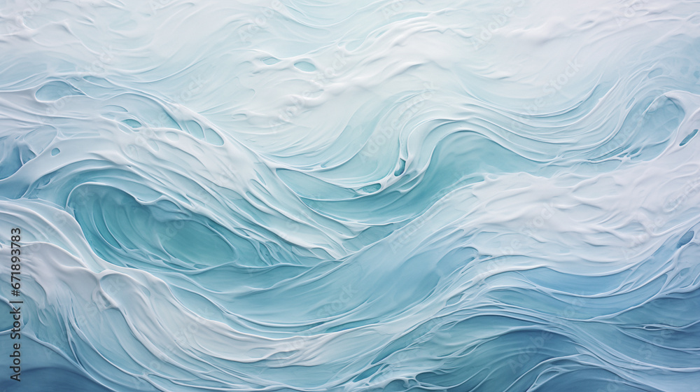 Ocean water wave, aqua, teal abstract texture. Blue and white sea wave banner background for vacation on tropical ocean beach. Marine wave art abstraction backdrop, wavy water illustration copy space. Ocean water wave, aqua, teal abstract texture. Blue and white sea wave banner background for vacation on tropical ocean beach. Marine wave art abstraction backdrop, wavy water illustration copy space.