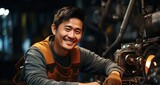 Asian Male Welder Employment Professional Environment Generative AI