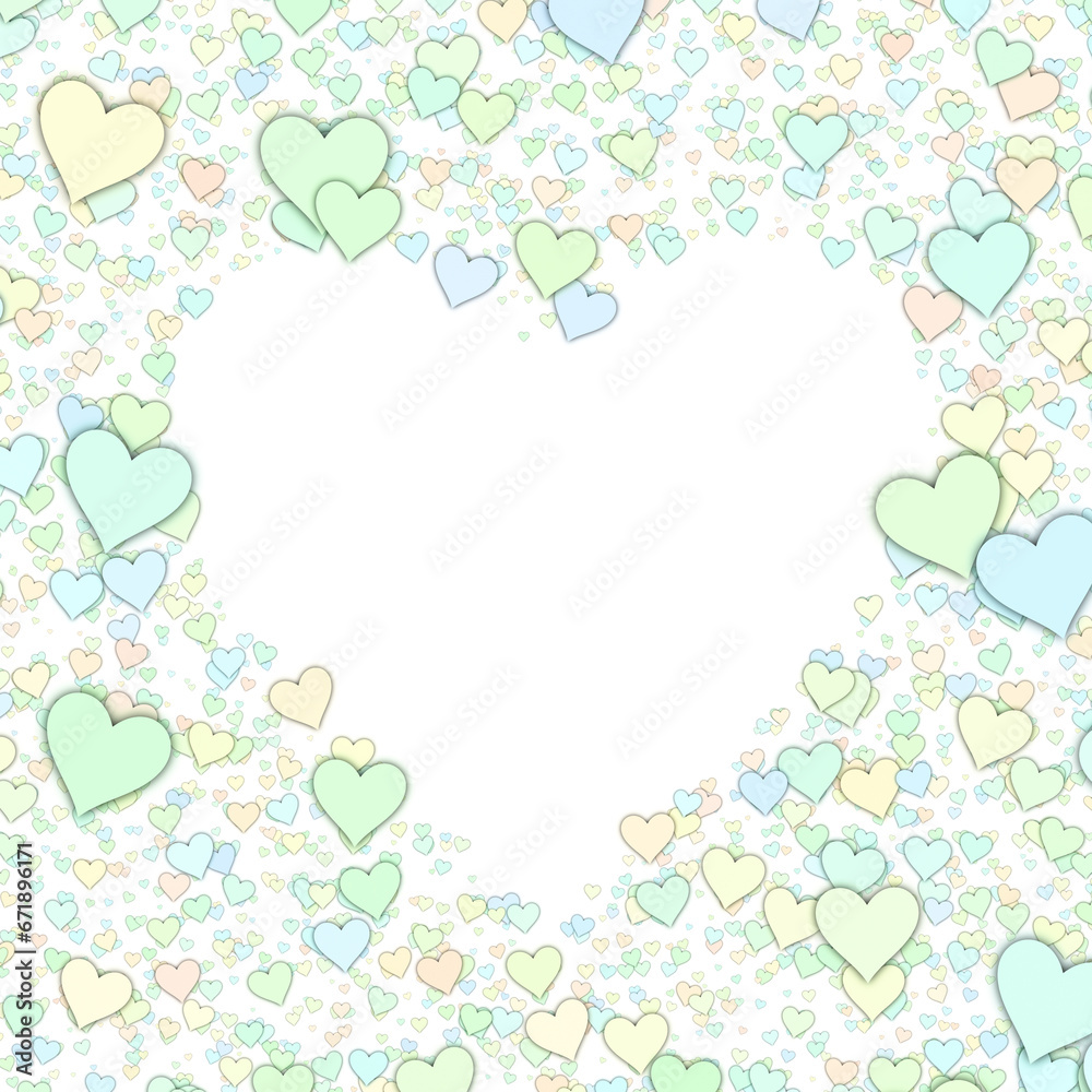 Heart pattern background