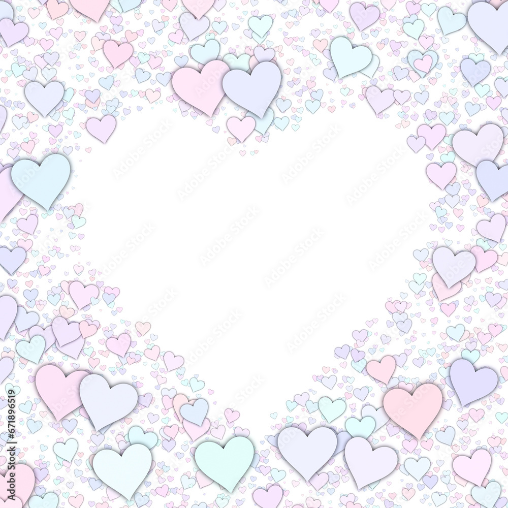 Heart pattern background