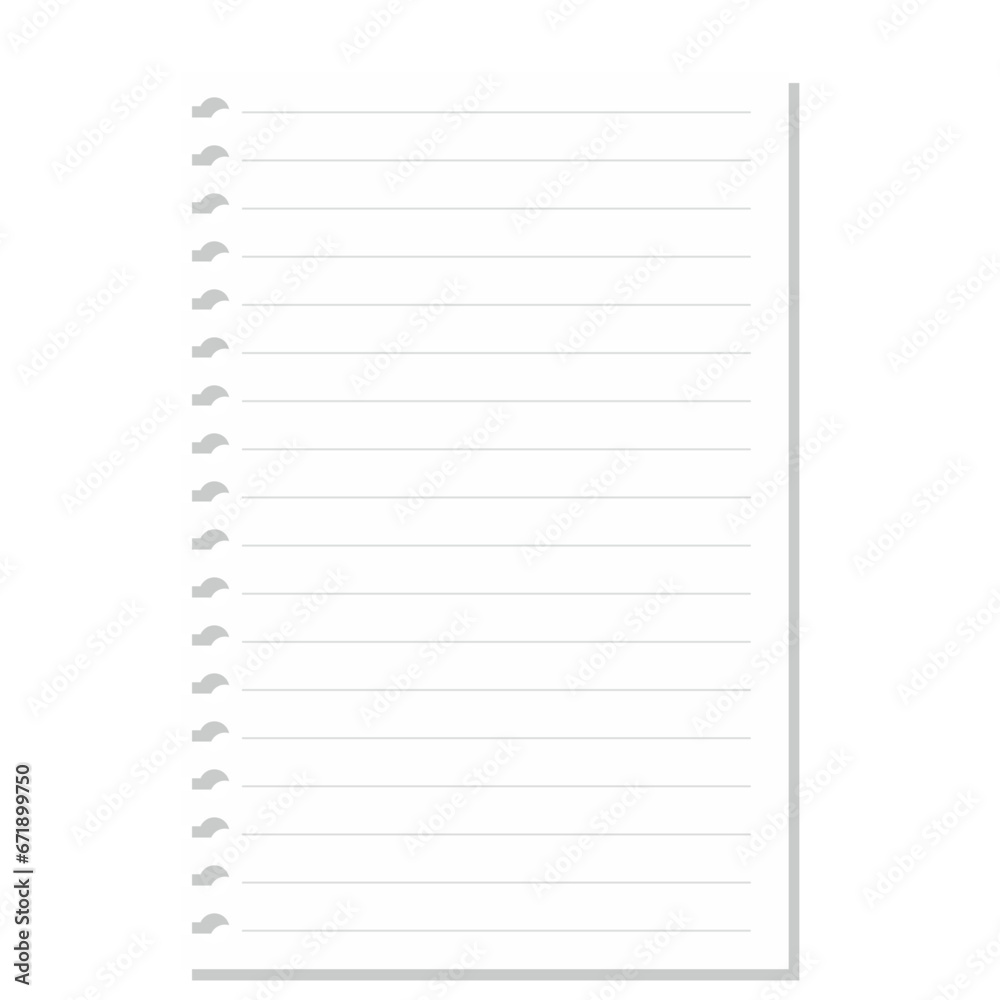 set of different note papers set of different note papers