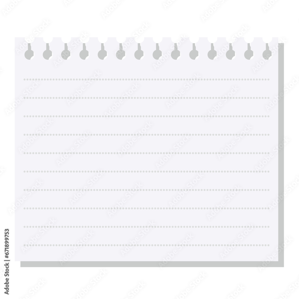 set of different note papers set of different note papers