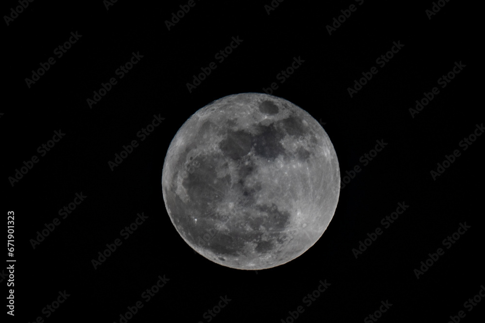 Photo of the full moon with black background. Colombia. Photo of the full moon with black background. Colombia.
