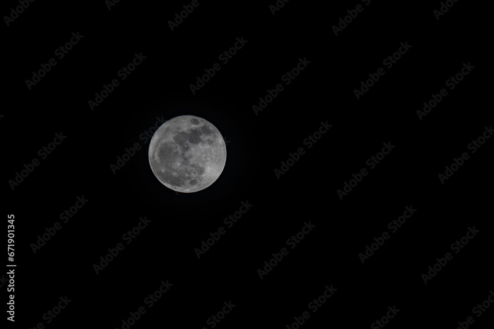 Photo of the full moon with black background. Colombia. Photo of the full moon with black background. Colombia.