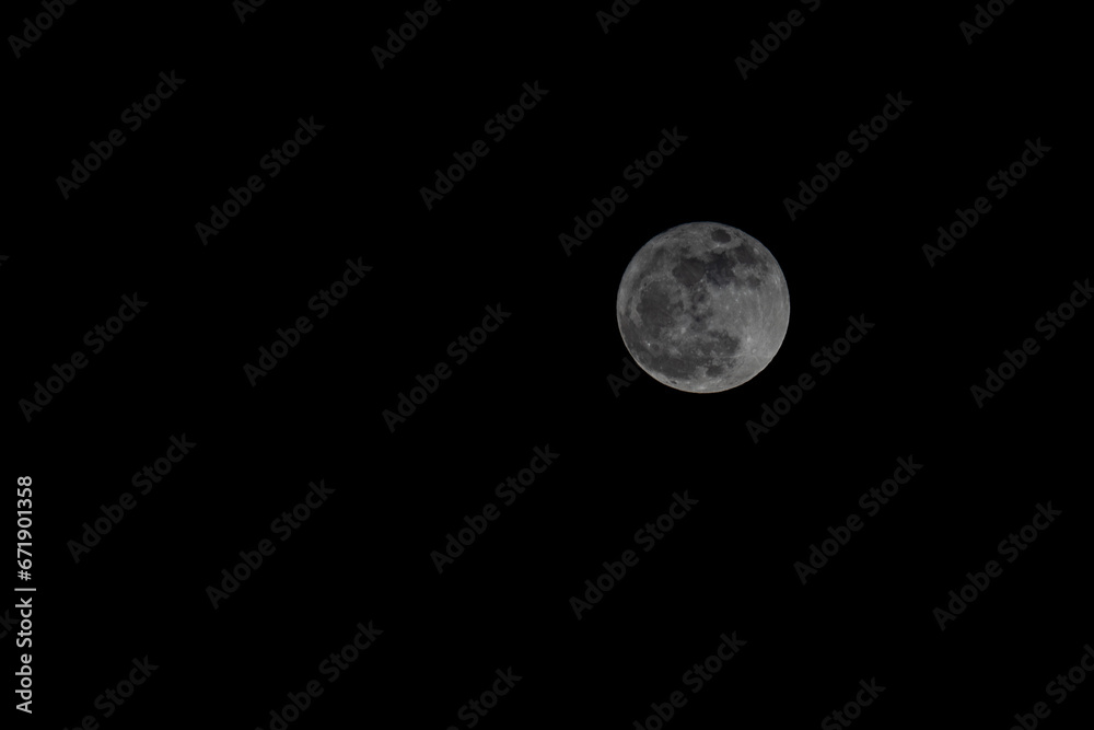 Photo of the full moon with black background. Colombia. Photo of the full moon with black background. Colombia.