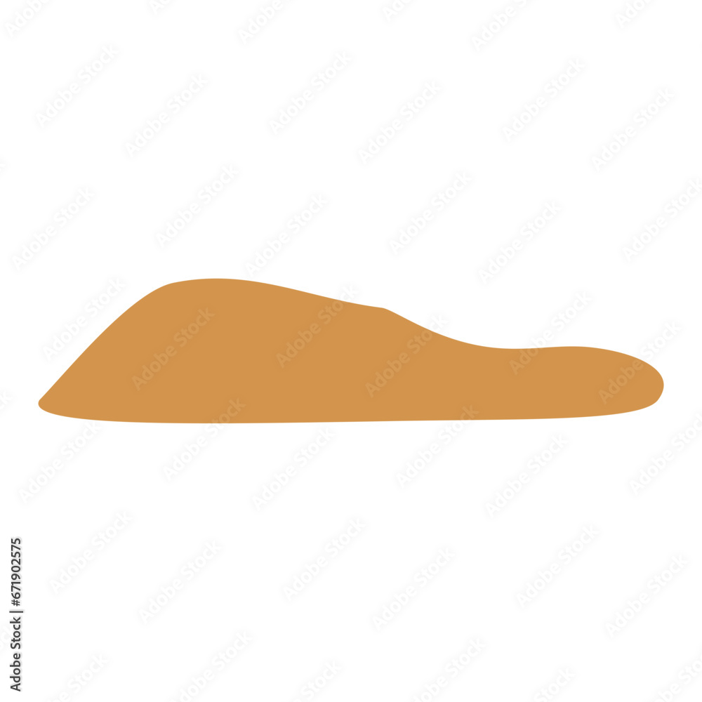 Vector Desert Sand Mounds Illustration Vector Desert Sand Mounds Illustration