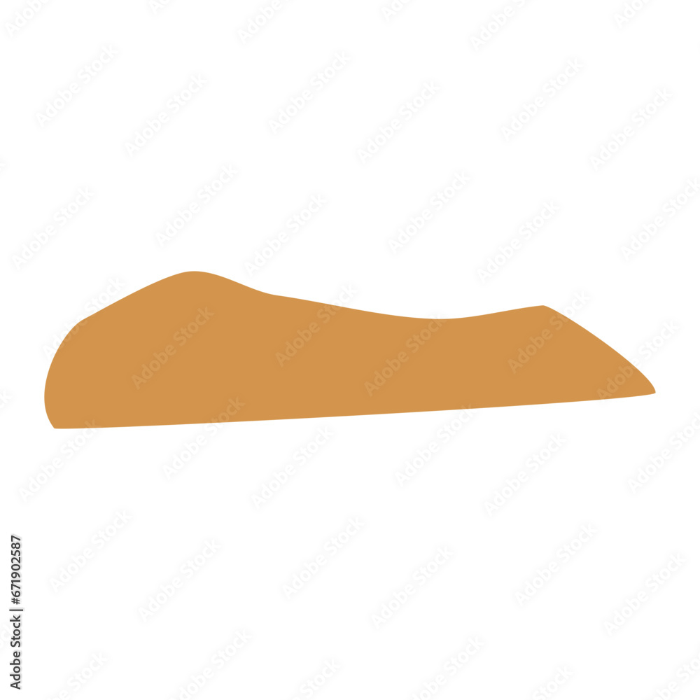 Vector Desert Sand Mounds Illustration Vector Desert Sand Mounds Illustration