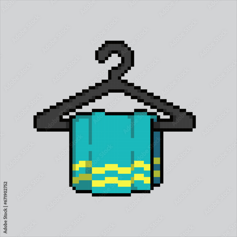 Pixel art illustration Towel. Pixelated Towel. Towel pixelated for the pixel art game and icon for website and video game. old school retro.
Pixel art illustration Towel. Pixelated Towel. Towel pixelated for the pixel art game and icon for website and video game. old school retro.