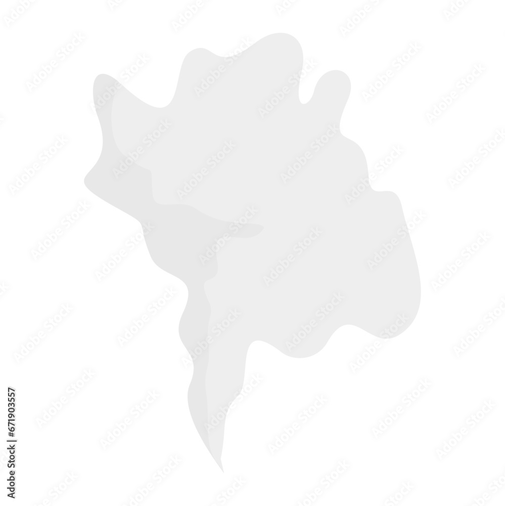 Dangerous Thick Smoke Vector Illustration Dangerous Thick Smoke Vector Illustration