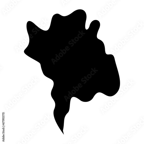 Black Smoke Vector Illustration 
