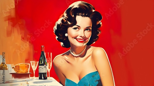 a magazine cover that expresses happiness in retro times