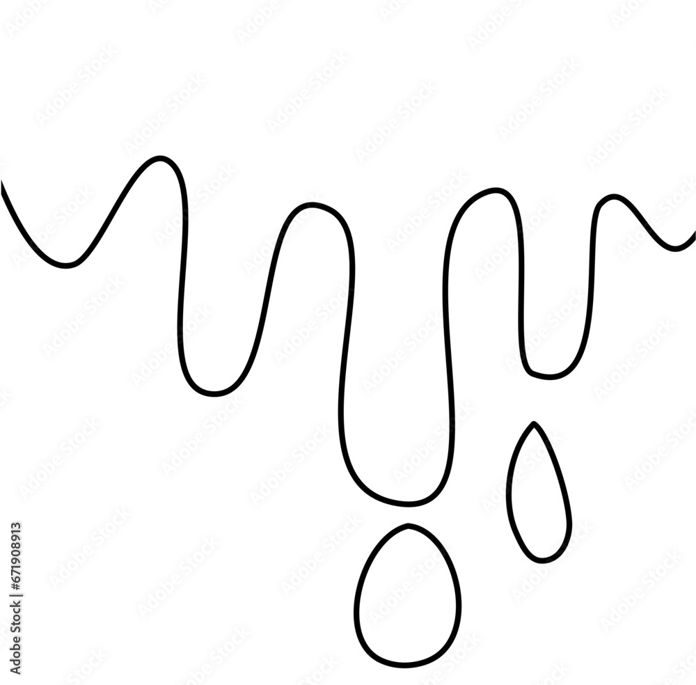 Melted Lines Vector Illustration Melted Lines Vector Illustration