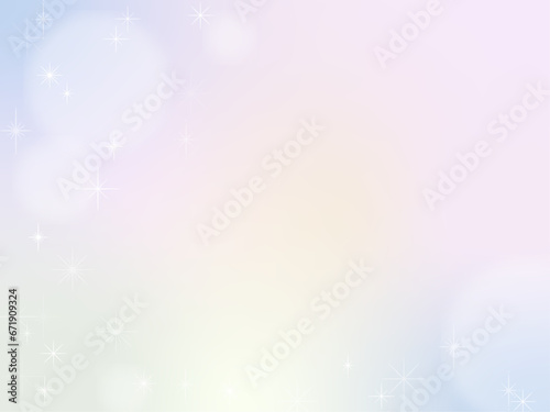 きらめくふんわり夢色背景イラスト素材