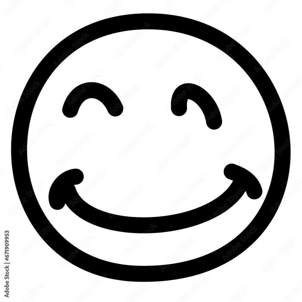 Smiley Emoji Doodle Vector Illustration Smiley Emoji Doodle Vector Illustration