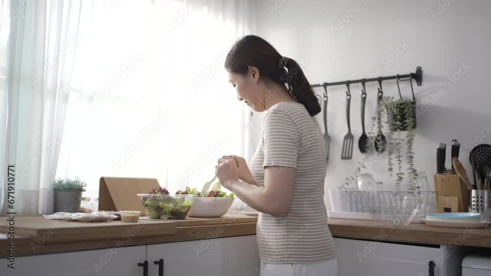 Woman prepare food at kitchen. Woman prepare food at kitchen.