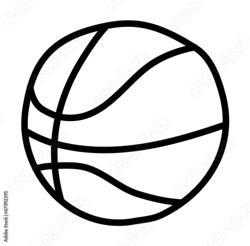 Basket Ball Lines Vector Illustration 