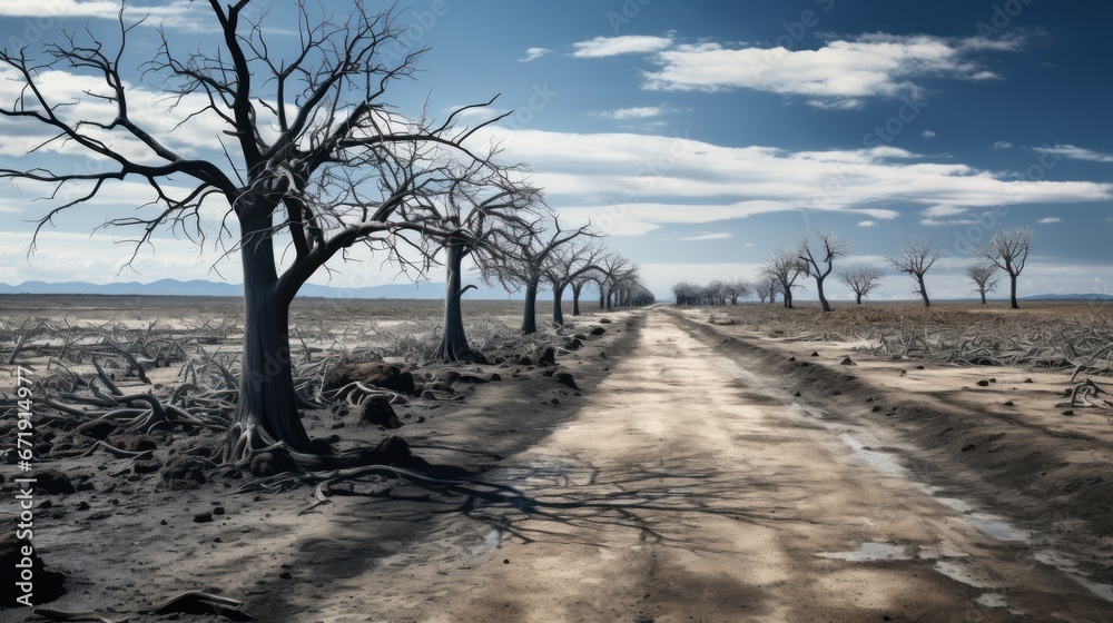 Trees succumb as the climate changes Trees succumb as the climate changes
