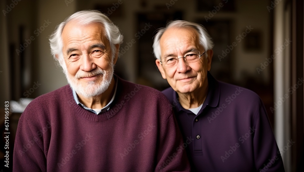Portrait of an elderly men Portrait of an elderly men