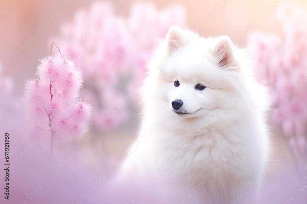 Close-up of cute dog with beautiful bokeh background Close-up of cute dog with beautiful bokeh background