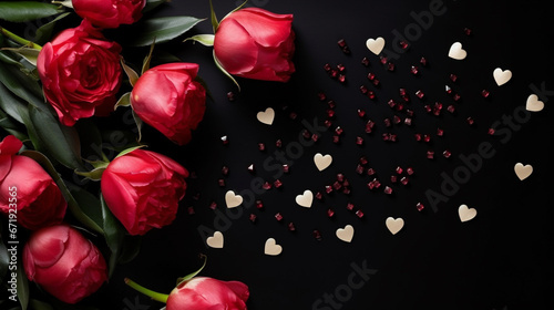 red rose petals HD 8K wallpaper Stock Photographic Image  © Anum
