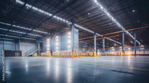 Industrial Warehouse Properties, The Epicenter of Modern Manufacture and Resourceful Innovation Hub Imagery