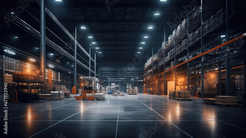 Industrial Warehouse Properties, The Epicenter of Modern Manufacture and Resourceful Innovation Hub Imagery