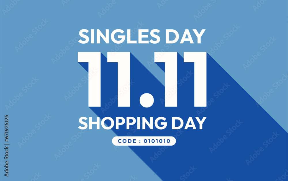 Obraz premium Sale Special 11.11 Design for Advertising 