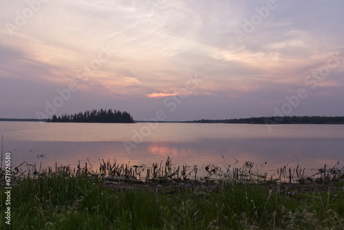 A Beautiful Evening at Astotin Lake