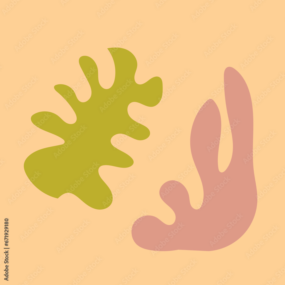 Obraz premium Abstract shapes vector 