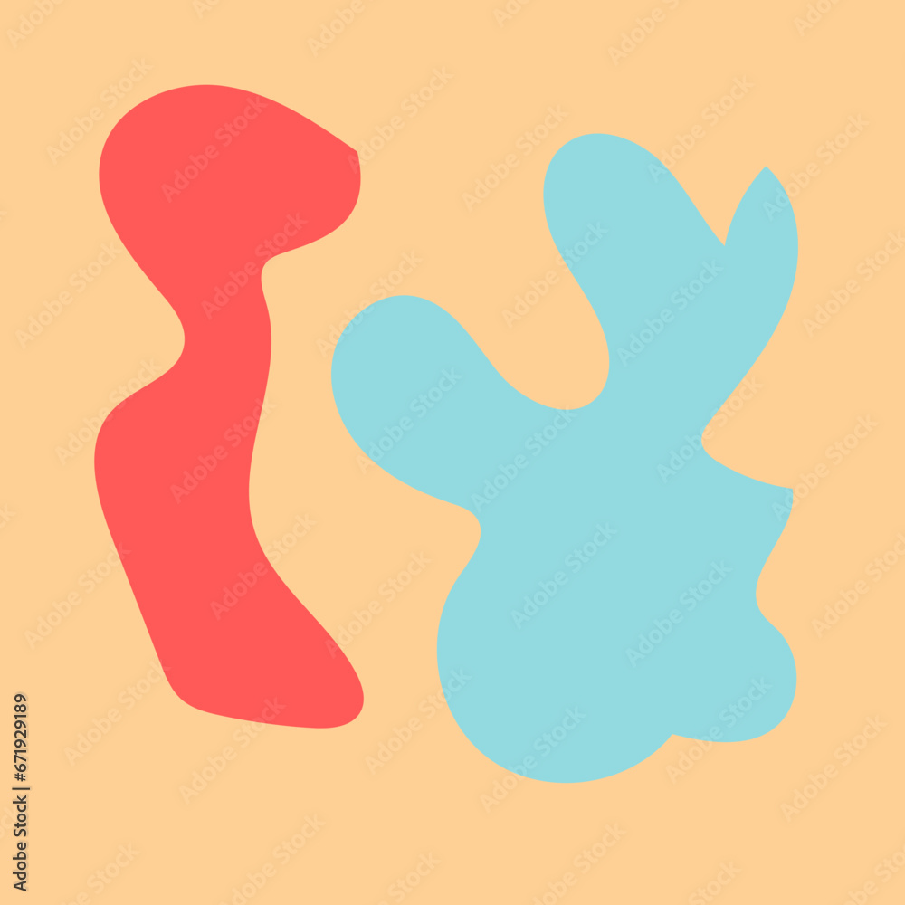 Abstract shapes vector 