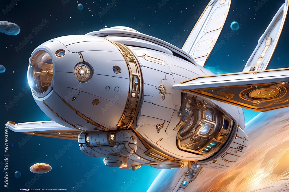 a fantastic spacecraft flying in space
Generative AI a fantastic spacecraft flying in space
Generative AI