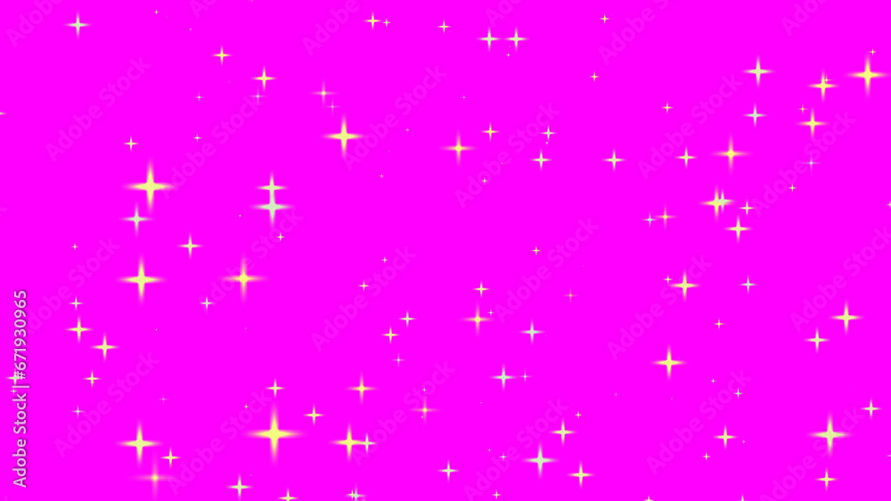 Picture of the twinkle glitter gold star sparkling behind magenta background Picture of the twinkle glitter gold star sparkling behind magenta background