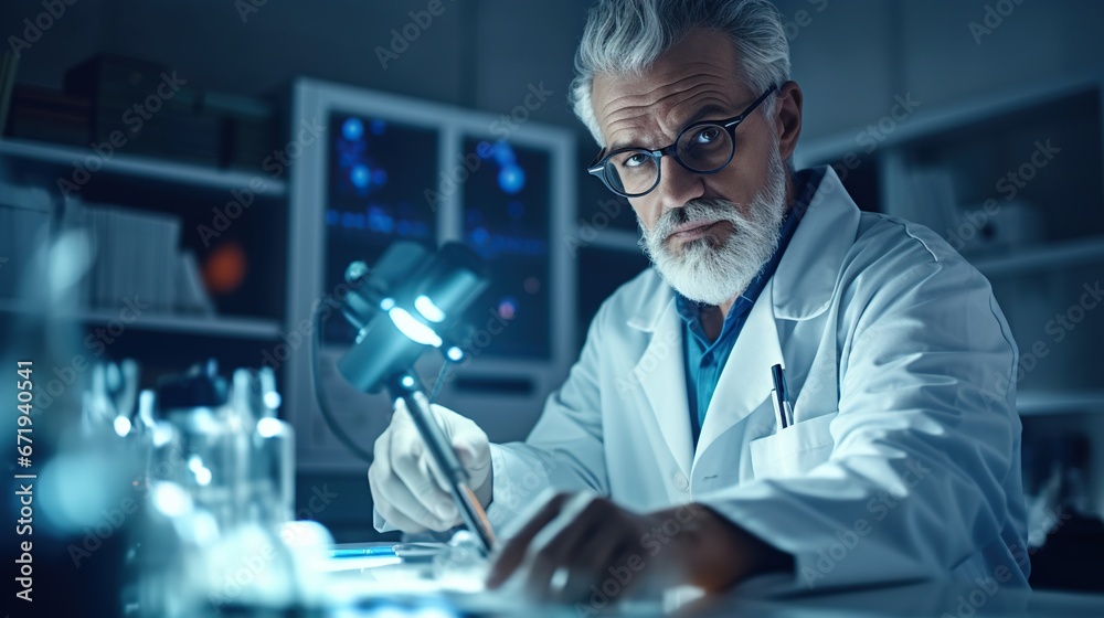 Doctor working in the lab Doctor working in the lab