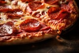 close up pizza picture. macro pizza. macro food photography.