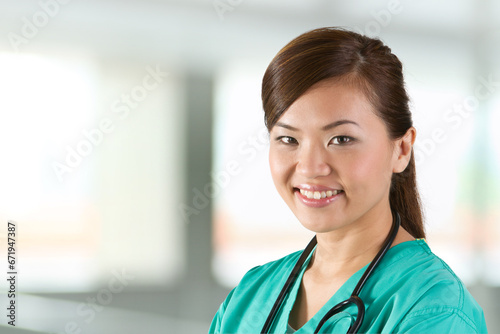 Portrait of a happy Female Doctor