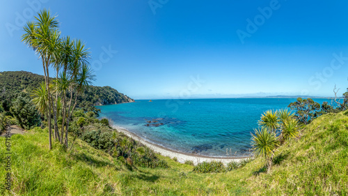 Smugglers Bay, located in the Bream Head Scenic Reserve near Whangārei Heads in Northland, New Zealand photo