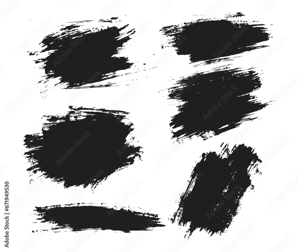 Ink abstract vector black brush stroke design Ink abstract vector black brush stroke design