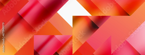 Captivating vector abstraction. Triangles interlock in mesmerizing dance, crafting dynamic geometric backdrop. Fusion of shapes and angles creates artful symphony of modern design