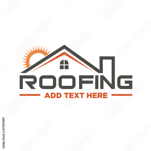 Roof repair and maintenance logo 