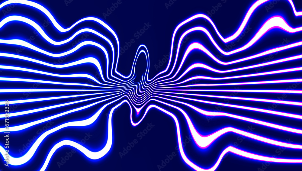Beautiful neon light wave and liquid art design illustration Beautiful neon light wave and liquid art design illustration