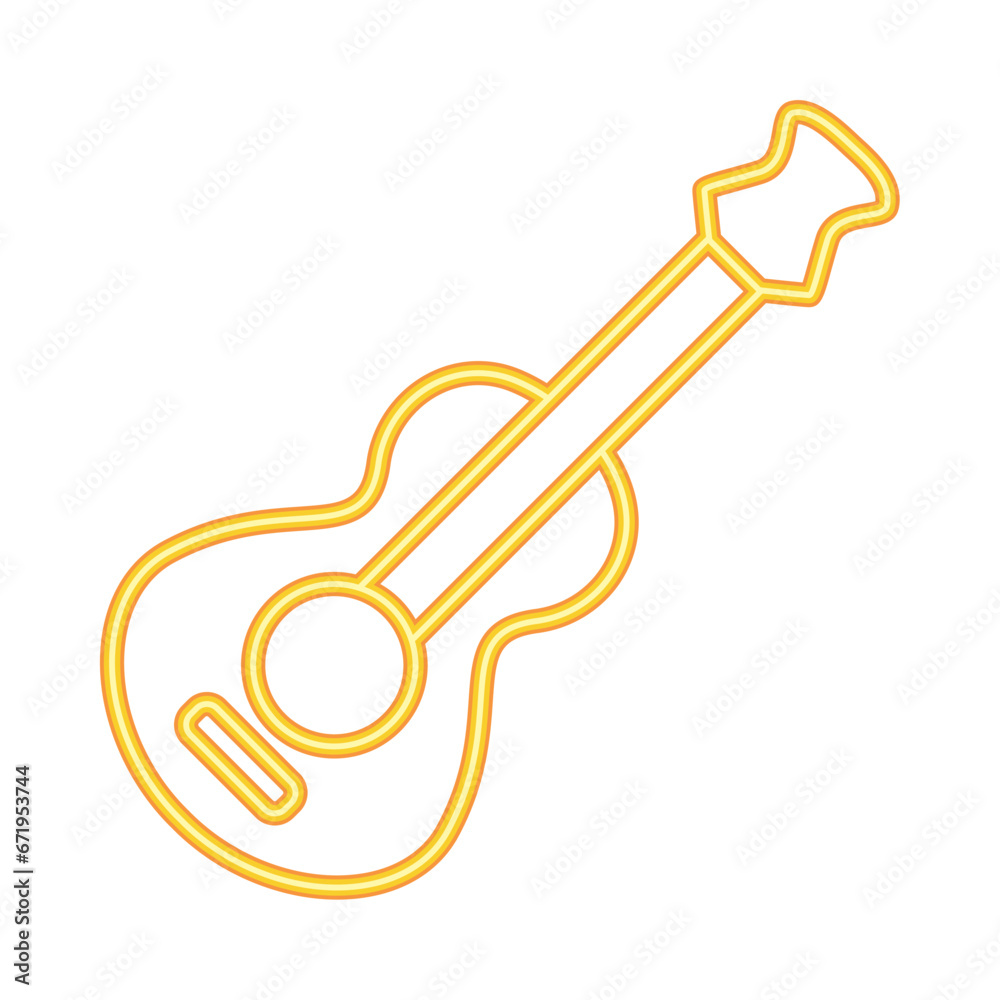 neon music guitar instrument neon music guitar instrument
