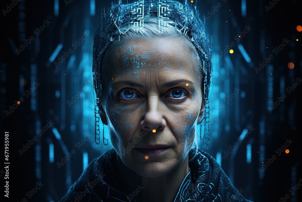 Artificial intelligence human face learning, generative ai. Artificial intelligence human face learning, generative ai.