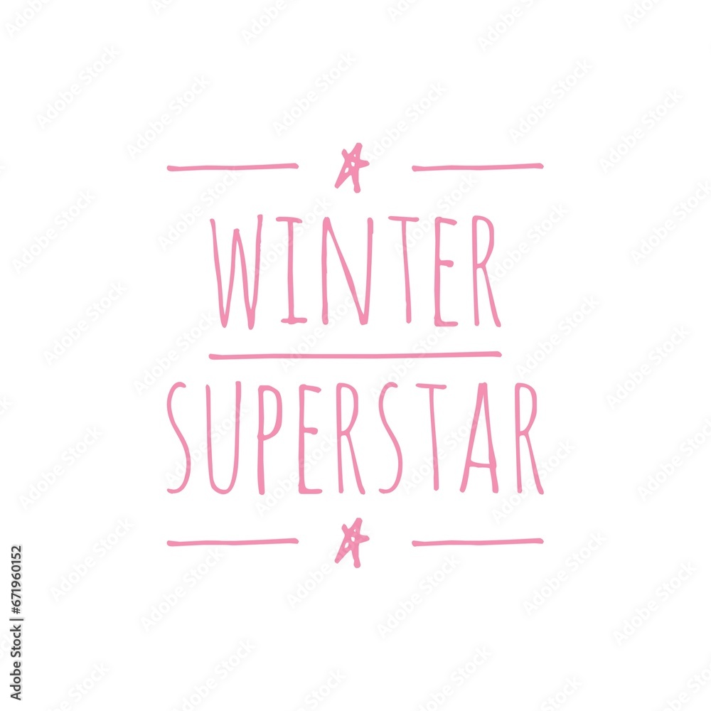 Winter Quote Illustration Winter Quote Illustration