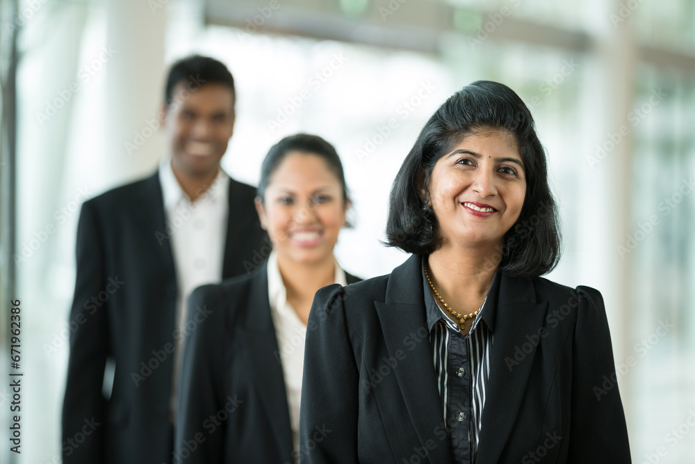 Happy Indian business team. Happy Indian business team.