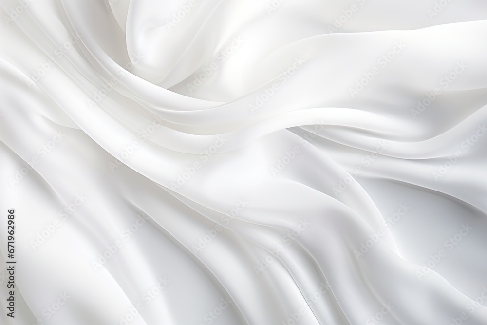 Abstract White Fabric Texture: Dynamic Waves in Soft Background Abstract White Fabric Texture: Dynamic Waves in Soft Background