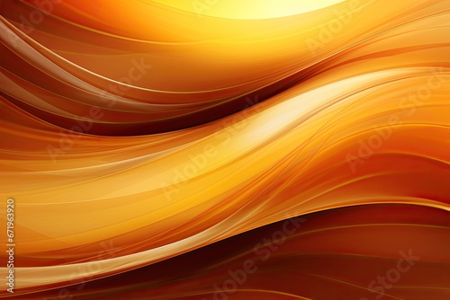 Amber Arcs: Vibrant Orange Geometric Background with Abstract Curved Lines