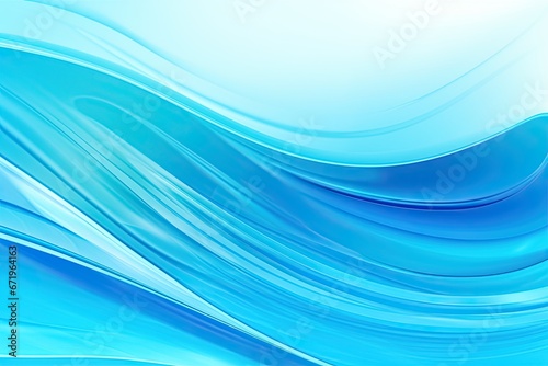 Aqua Pulse: Blue Abstract Wave Background