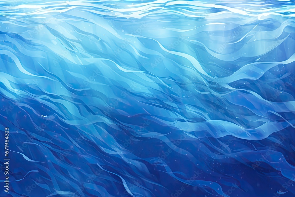 Aquatic Pulse: Blue Abstract Backgrounds Collection for Diverse Designs