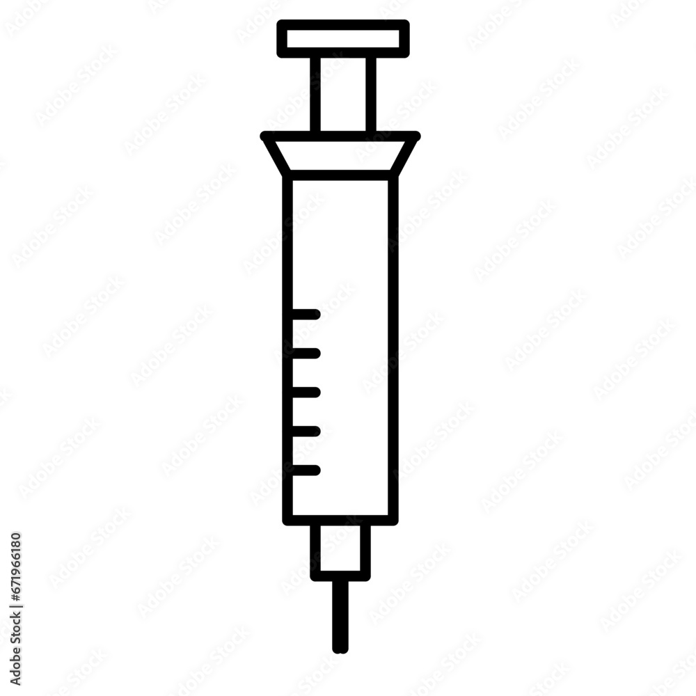 syringe vector icon on white background syringe vector icon on white background