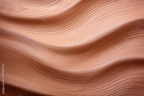 Cedar Curves: Wood Wall with Curved Texture Background - Captivating Digital Image